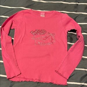 Girls' Pink Dance Long Sleeve Shirt